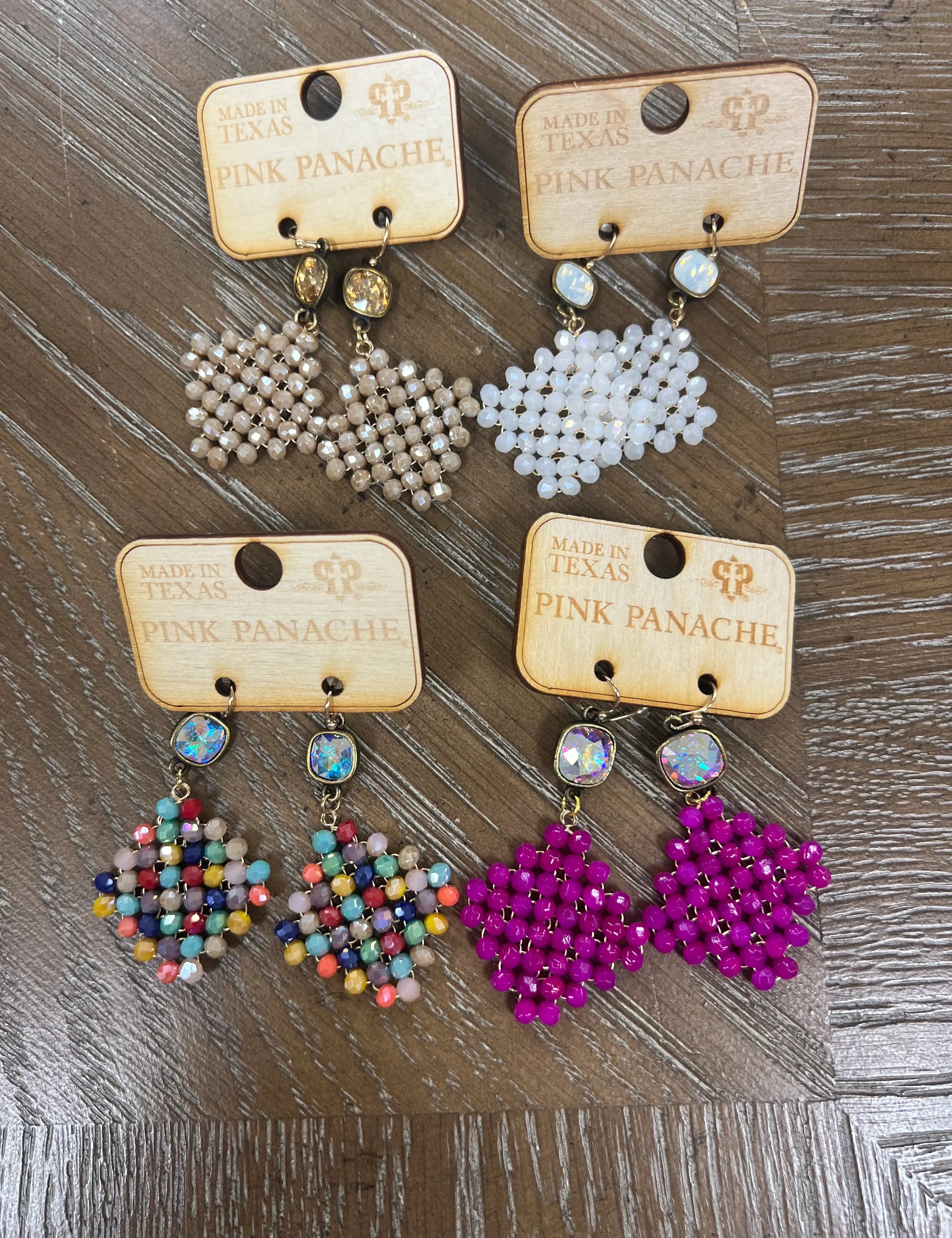 PINK PANACHE The Everyday Beaded Earrings on Simply Obsessed