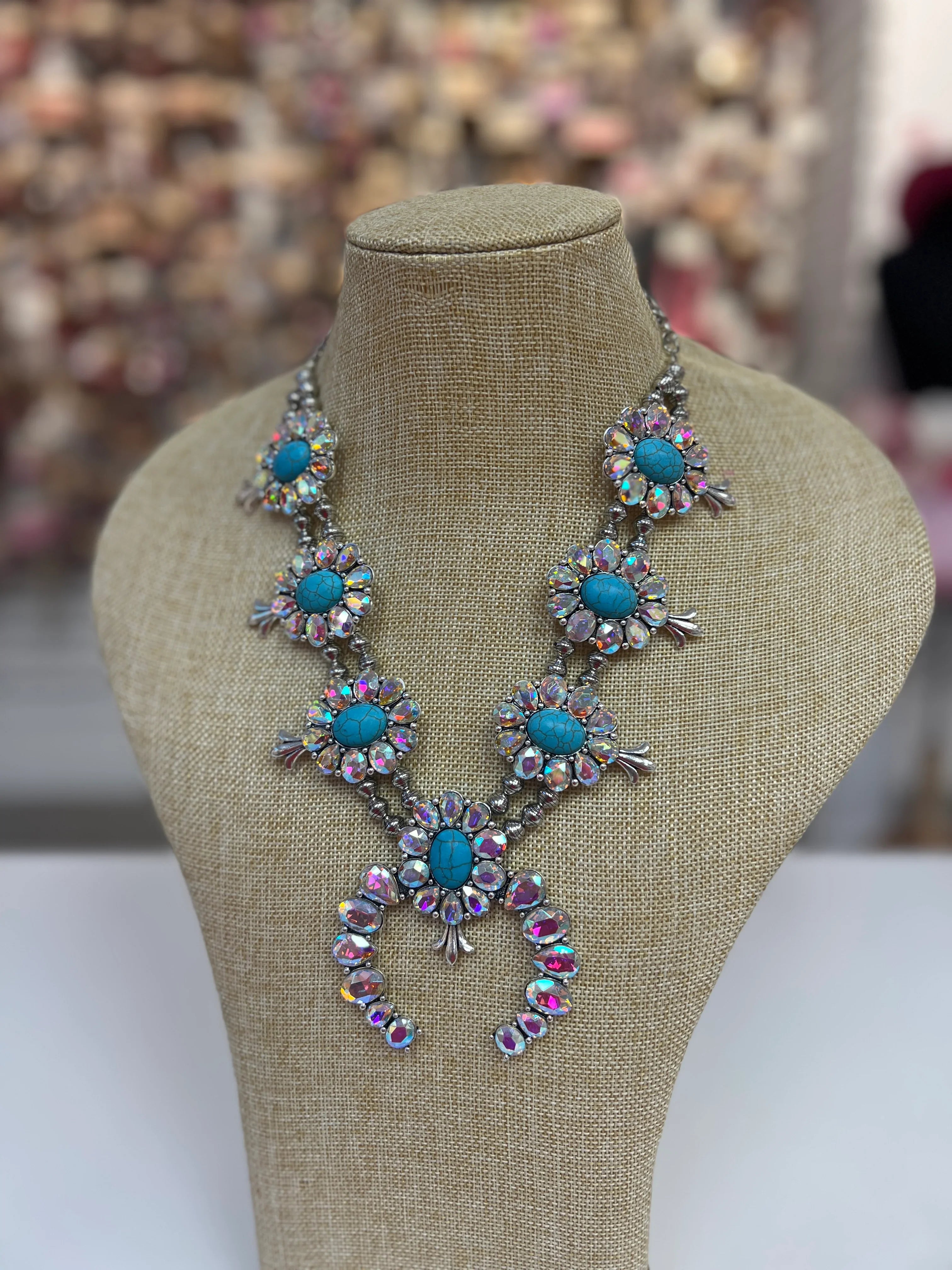 PINK PANACHE Western AB Statement Necklace on Simply Obsessed