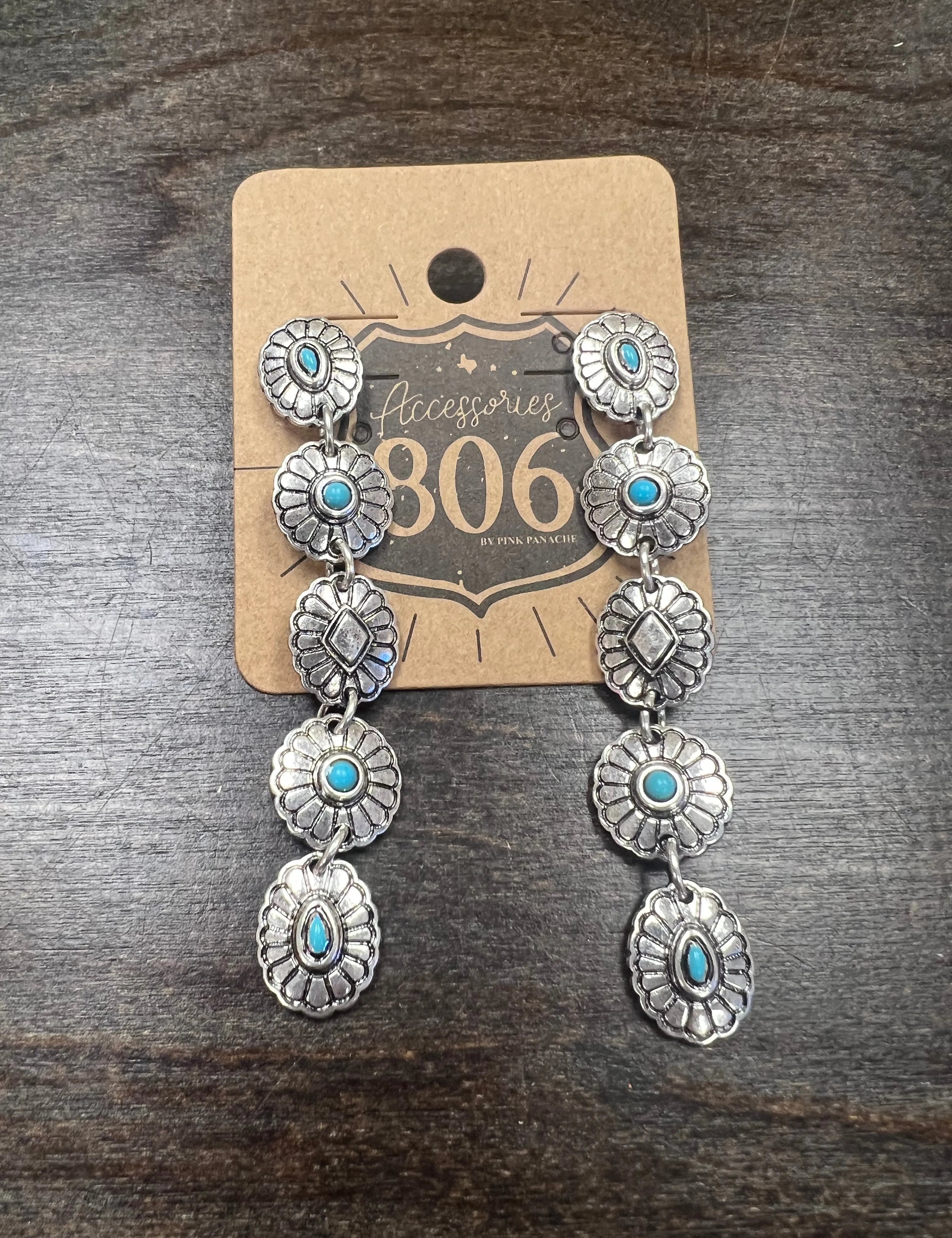 PINK PANACHE Western Dangle Earrings on Simply Obsessed