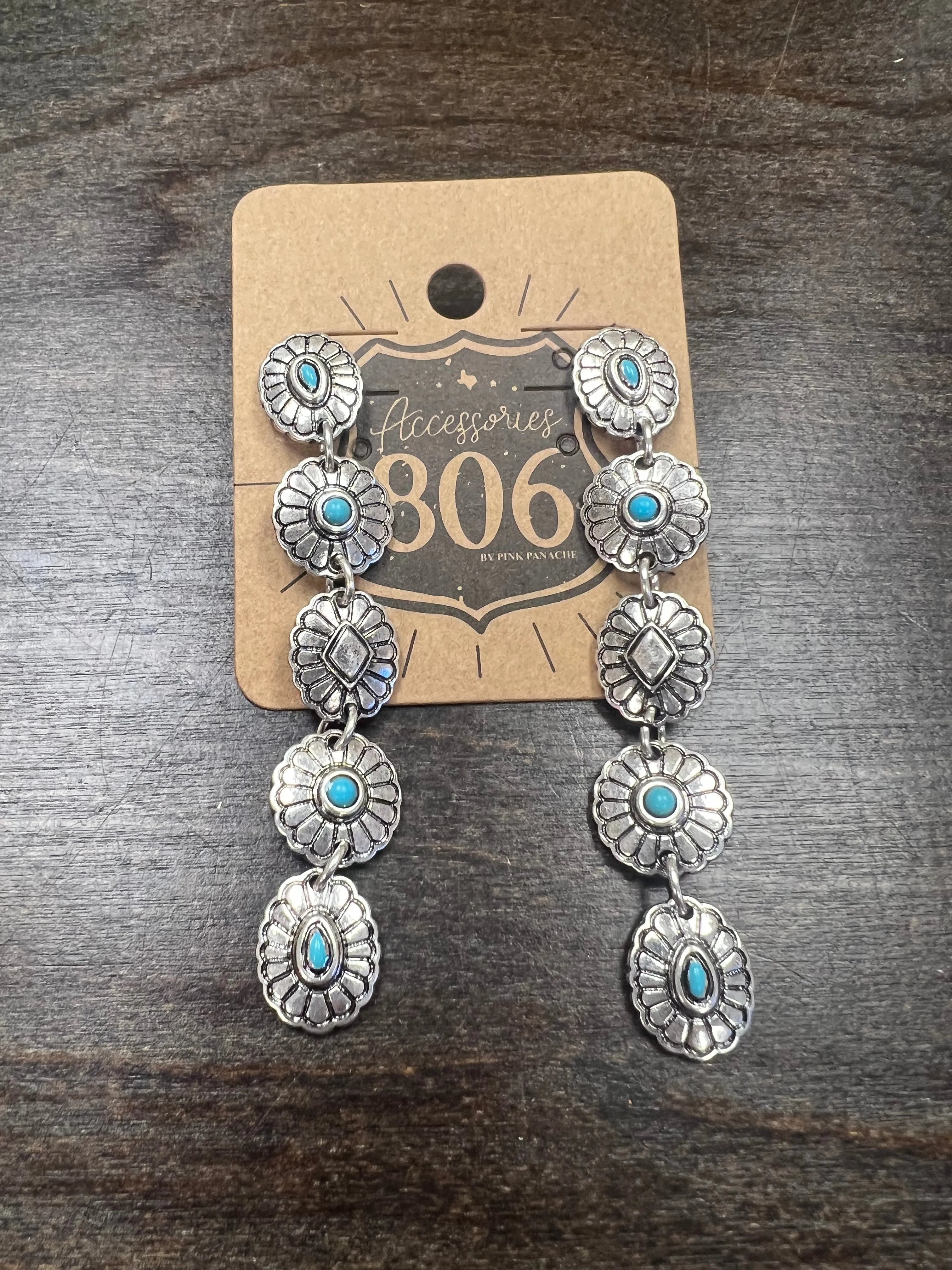 PINK PANACHE Western Dangle Earrings on Simply Obsessed