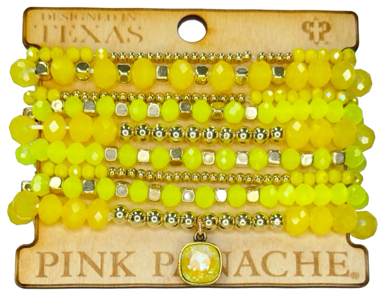 PINK PANACHE Yellow/Gold Bracelet Stack on Simply Obsessed