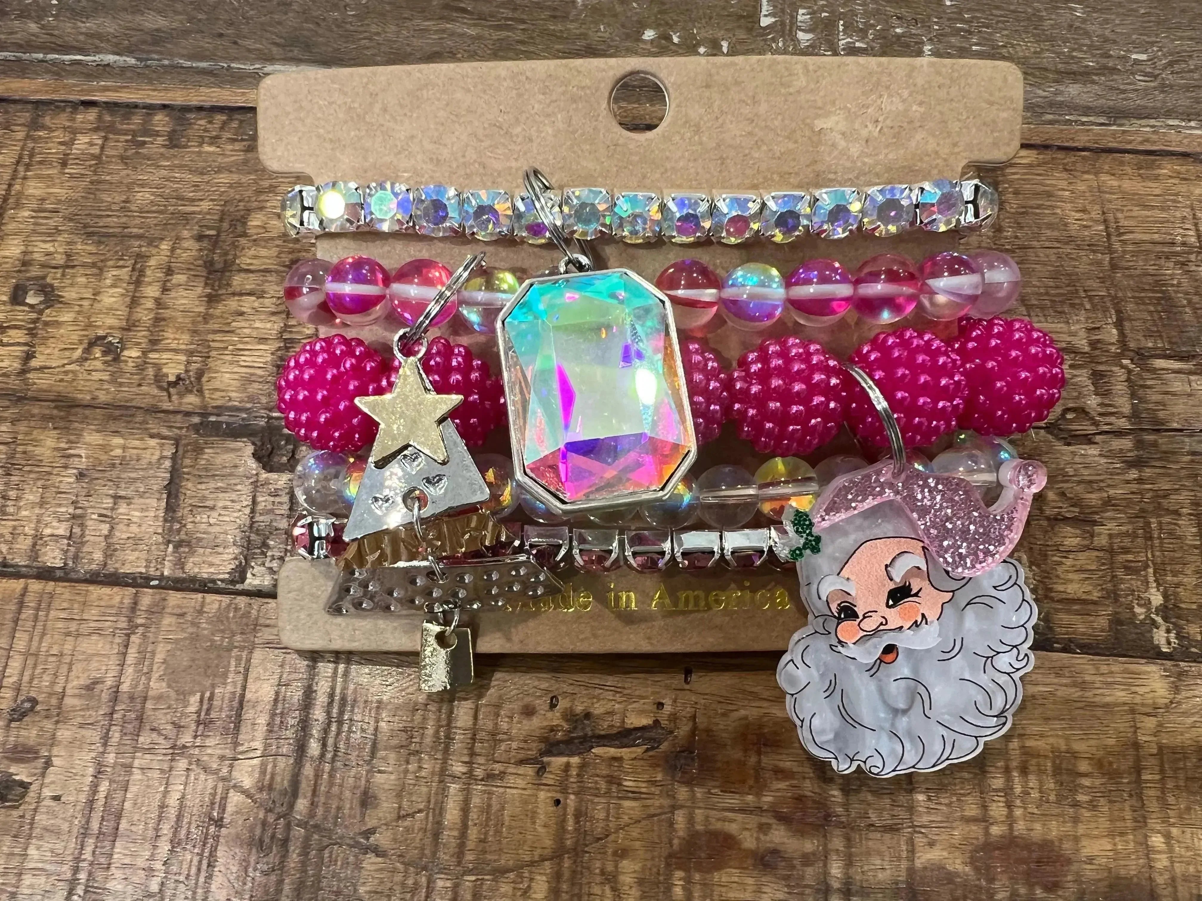 Pink Santa AB Stack on Simply Obsessed