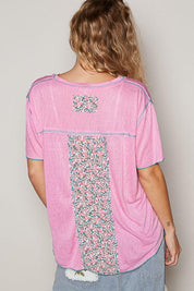 POL Floral Pocket Tee on Simply Obsessed
