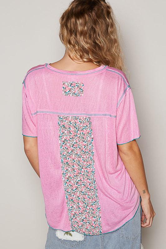 POL Floral Pocket Tee on Simply Obsessed