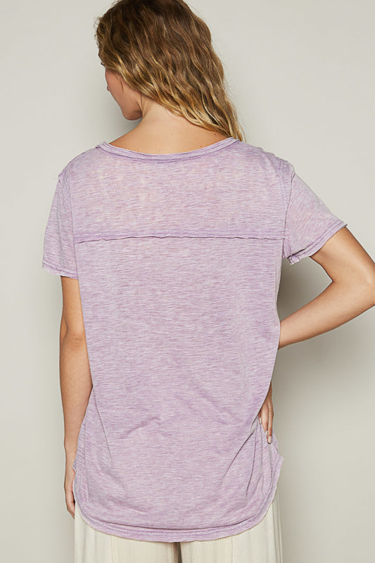 POL Loose Basic Scoop Neck Tee on Simply Obsessed