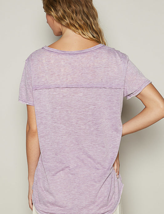 POL Loose Basic Scoop Neck Tee on Simply Obsessed