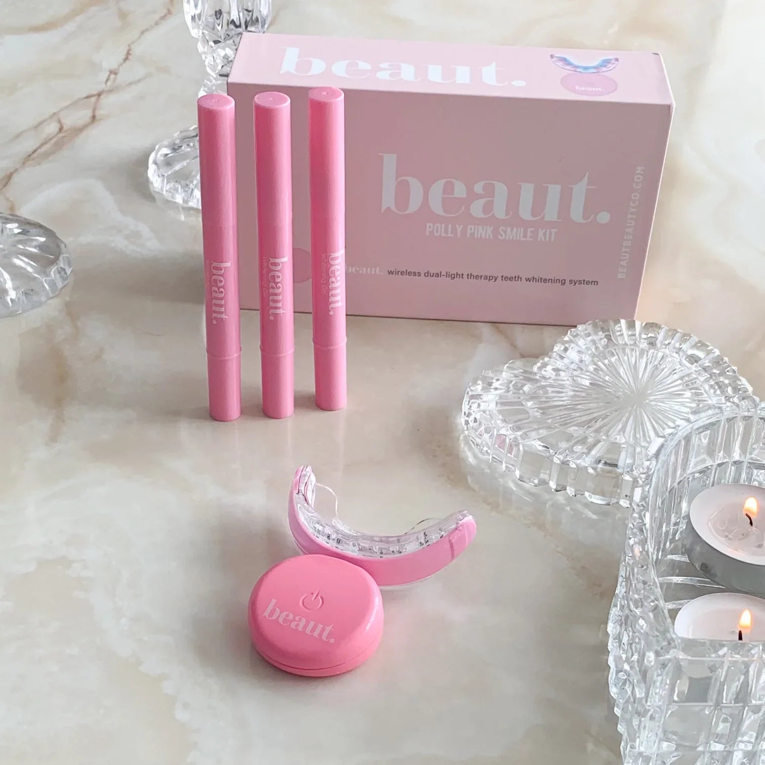 polly pink smile kit on Simply Obsessed