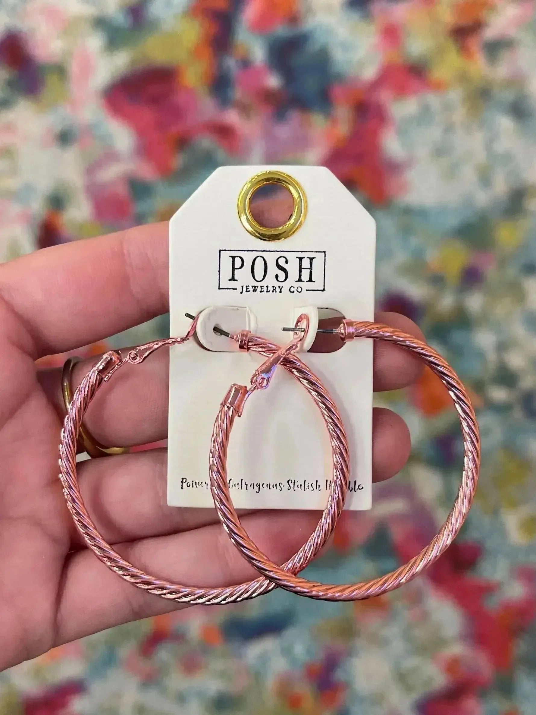 POSH Pink Hoops on Simply Obsessed