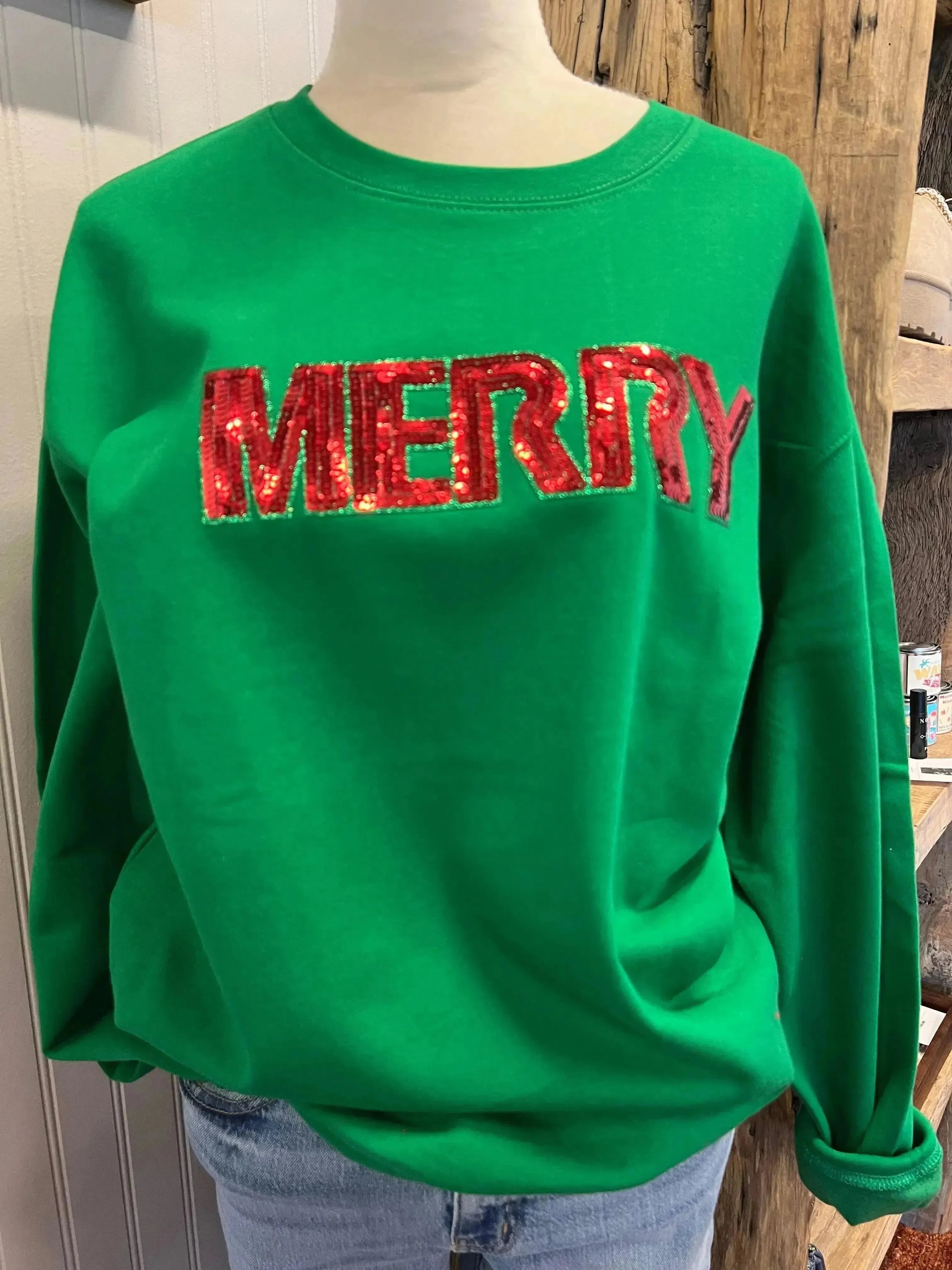 *PREORDER* MALIBU HIPPIE Merry Sweatshirt on Simply Obsessed