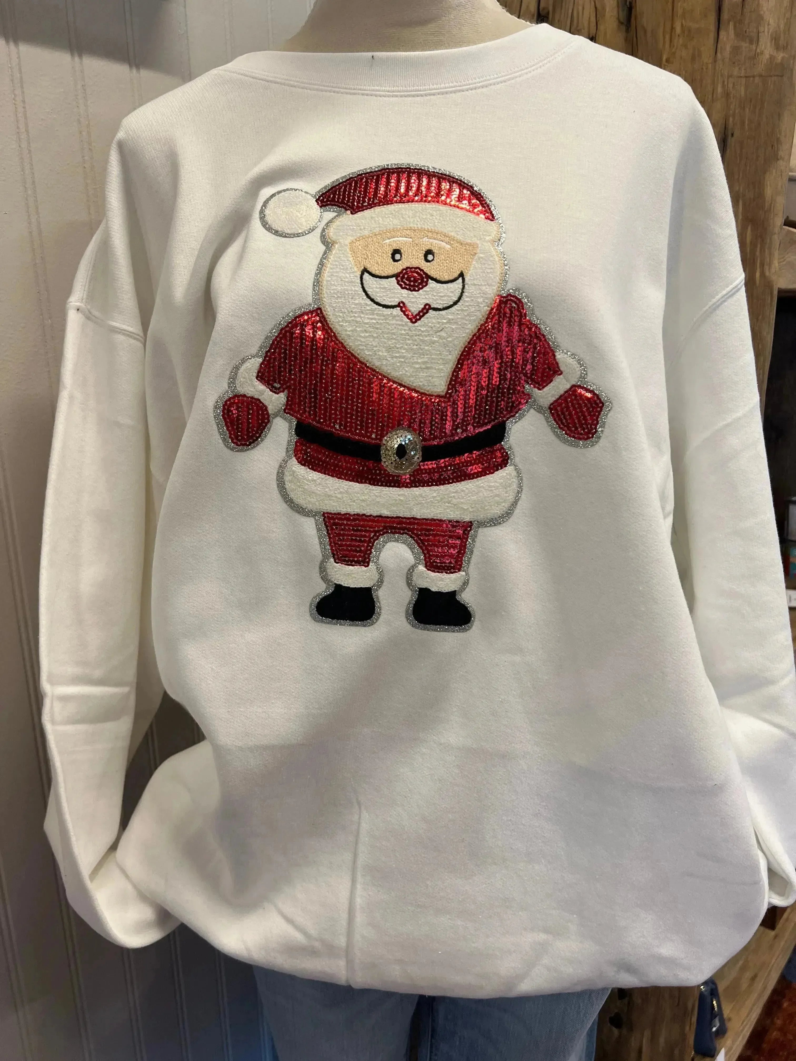 *PREORDER* MALIBU HIPPIE Santa Sweatshirt on Simply Obsessed
