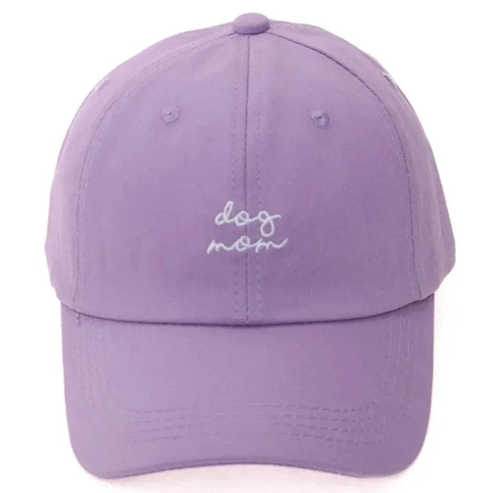 Purple Dog Mom Baseball Cap on Simply Obsessed