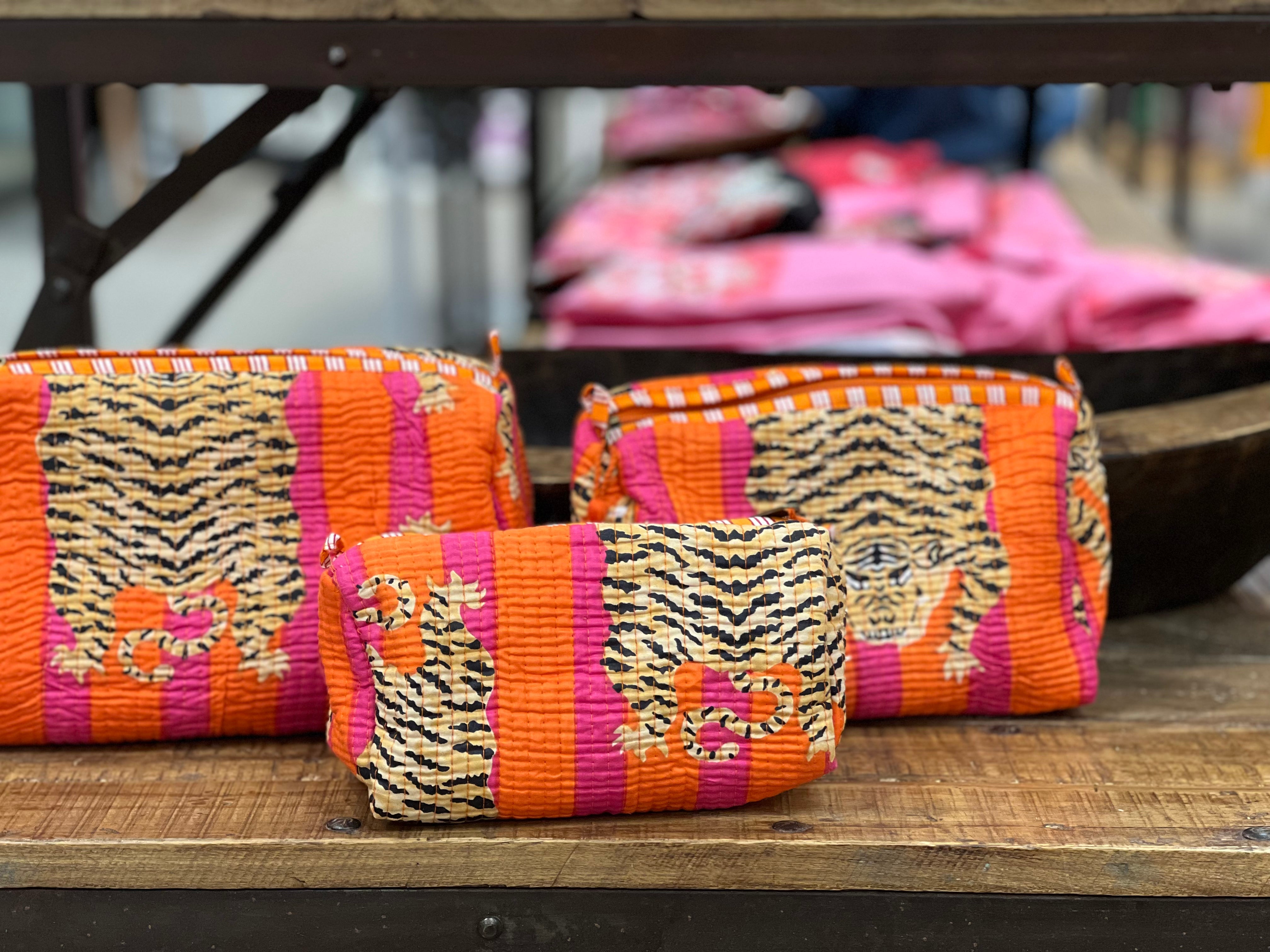 Quilted Set of 3 Makeup Bags on Simply Obsessed