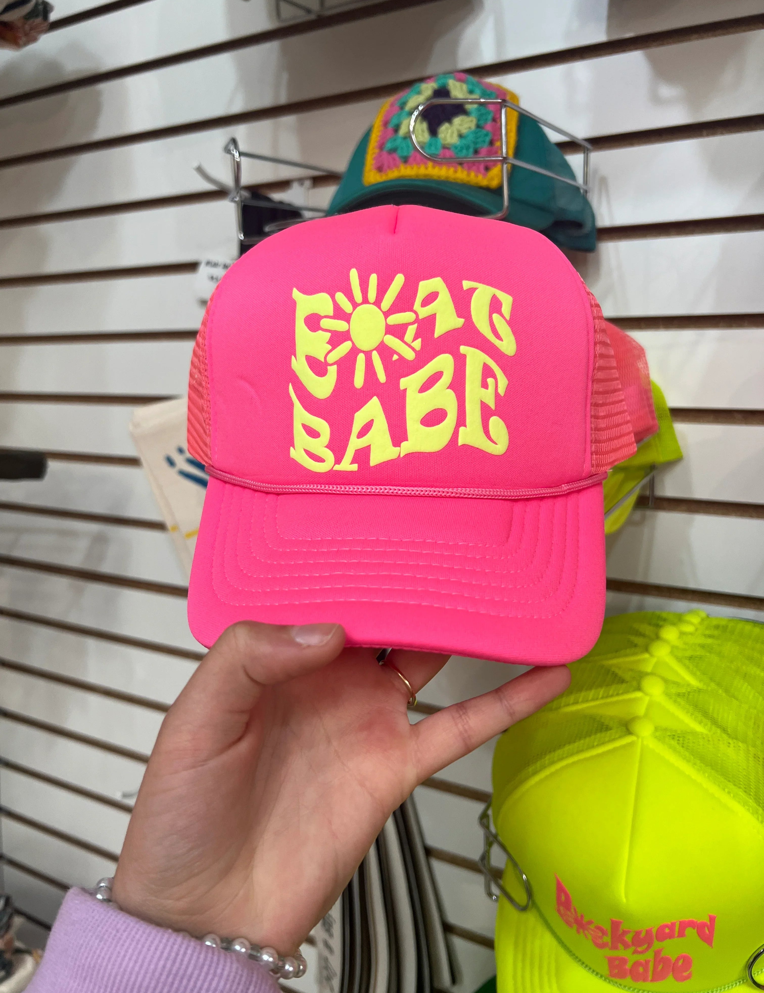 RAISIN ARROWS Boat Babe Trucker Hat on Simply Obsessed