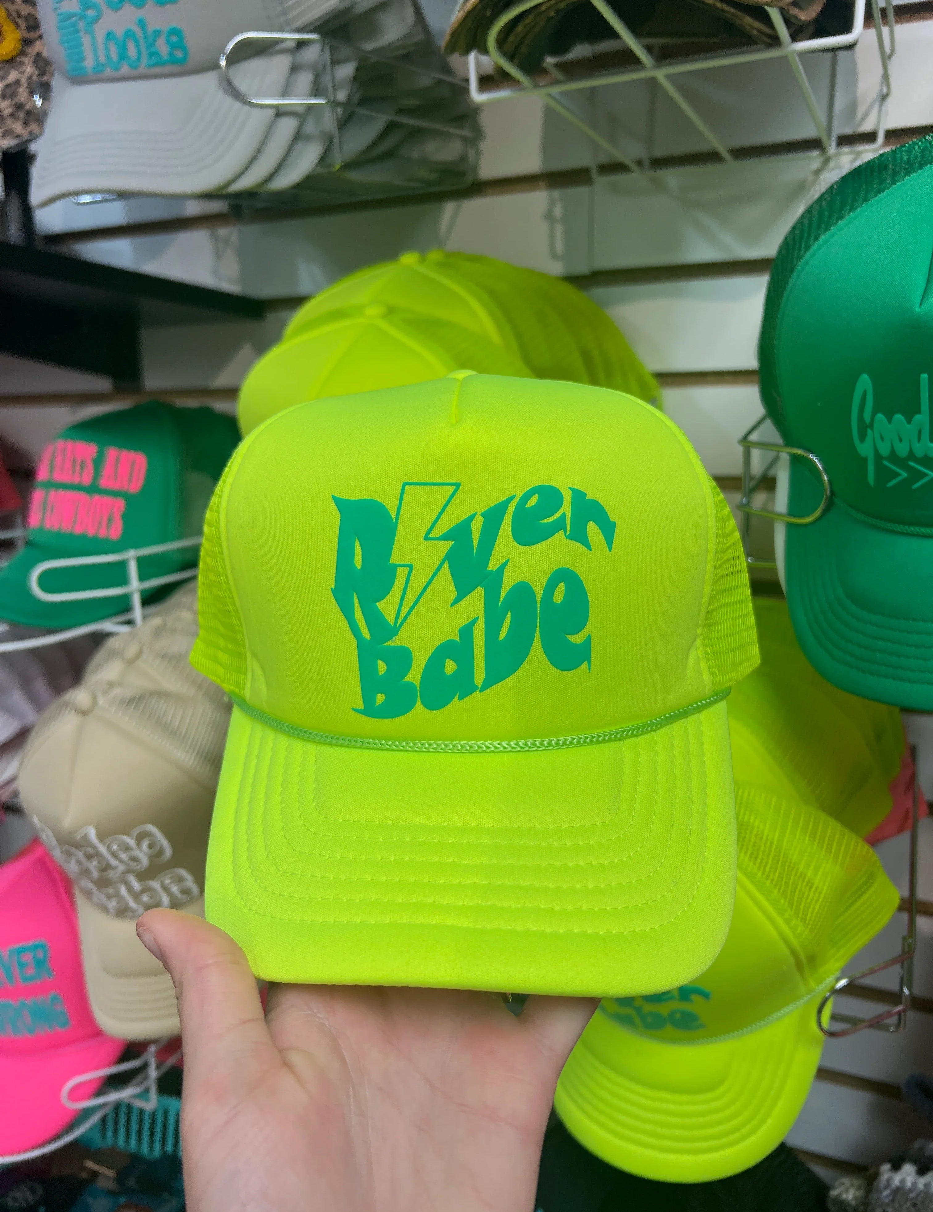 RAISIN ARROWS River Babe Trucker Hat on Simply Obsessed