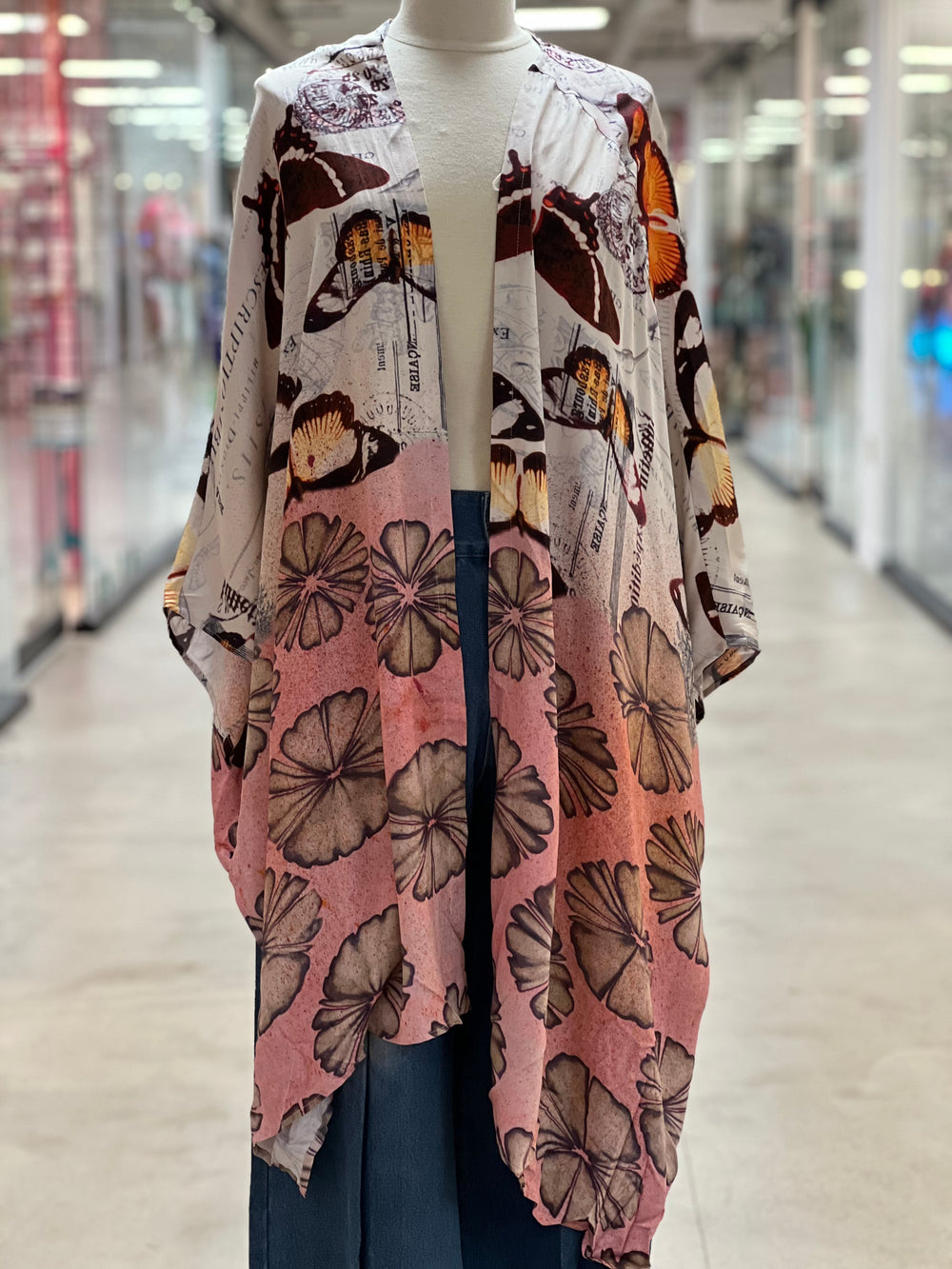 RARE BIRD Artisan Hi-Lo Kimono - One Size on Simply Obsessed