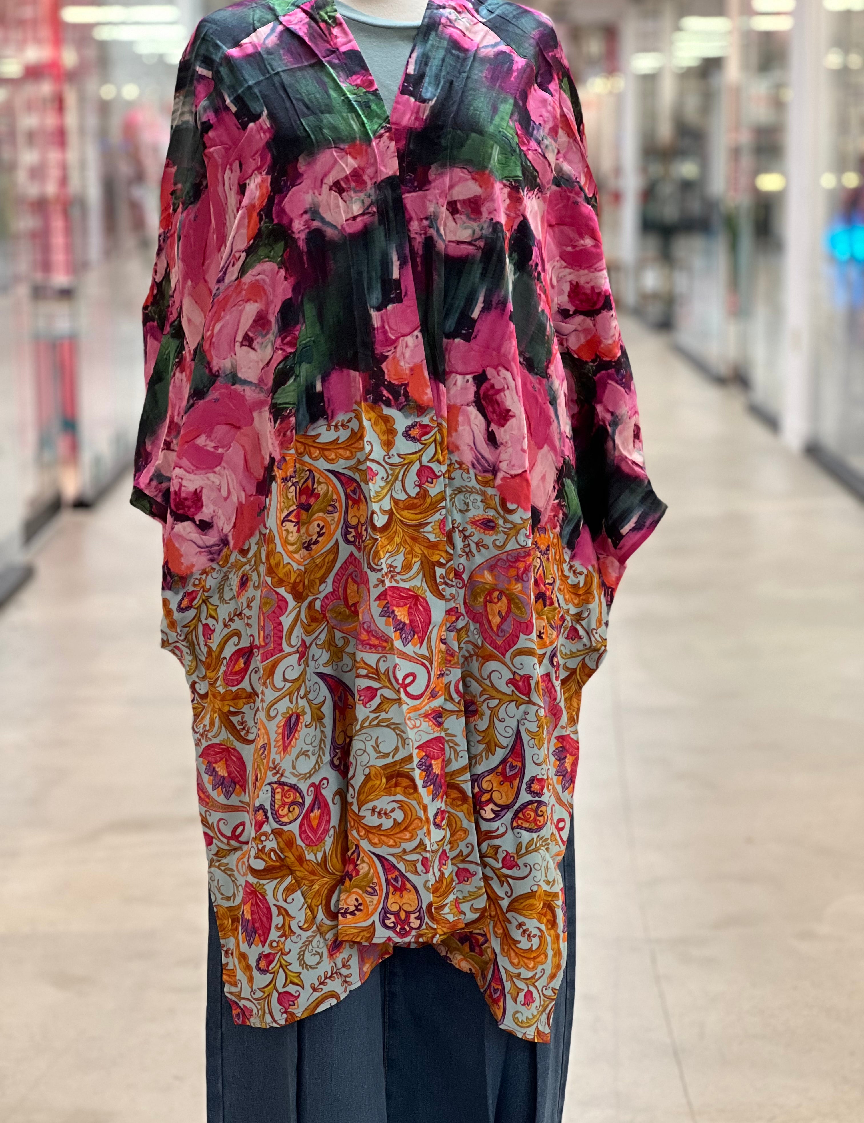 RARE BIRD Artisan Hi-Lo Kimono - One Size on Simply Obsessed