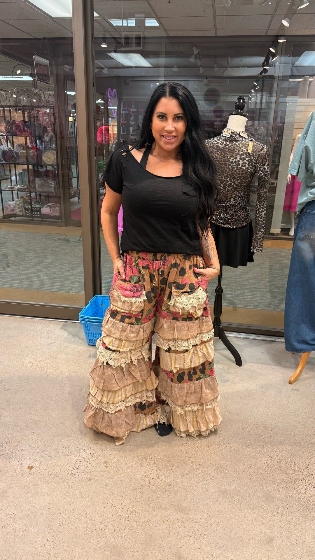RARE BIRD Rose Leopard Pants on Simply Obsessed