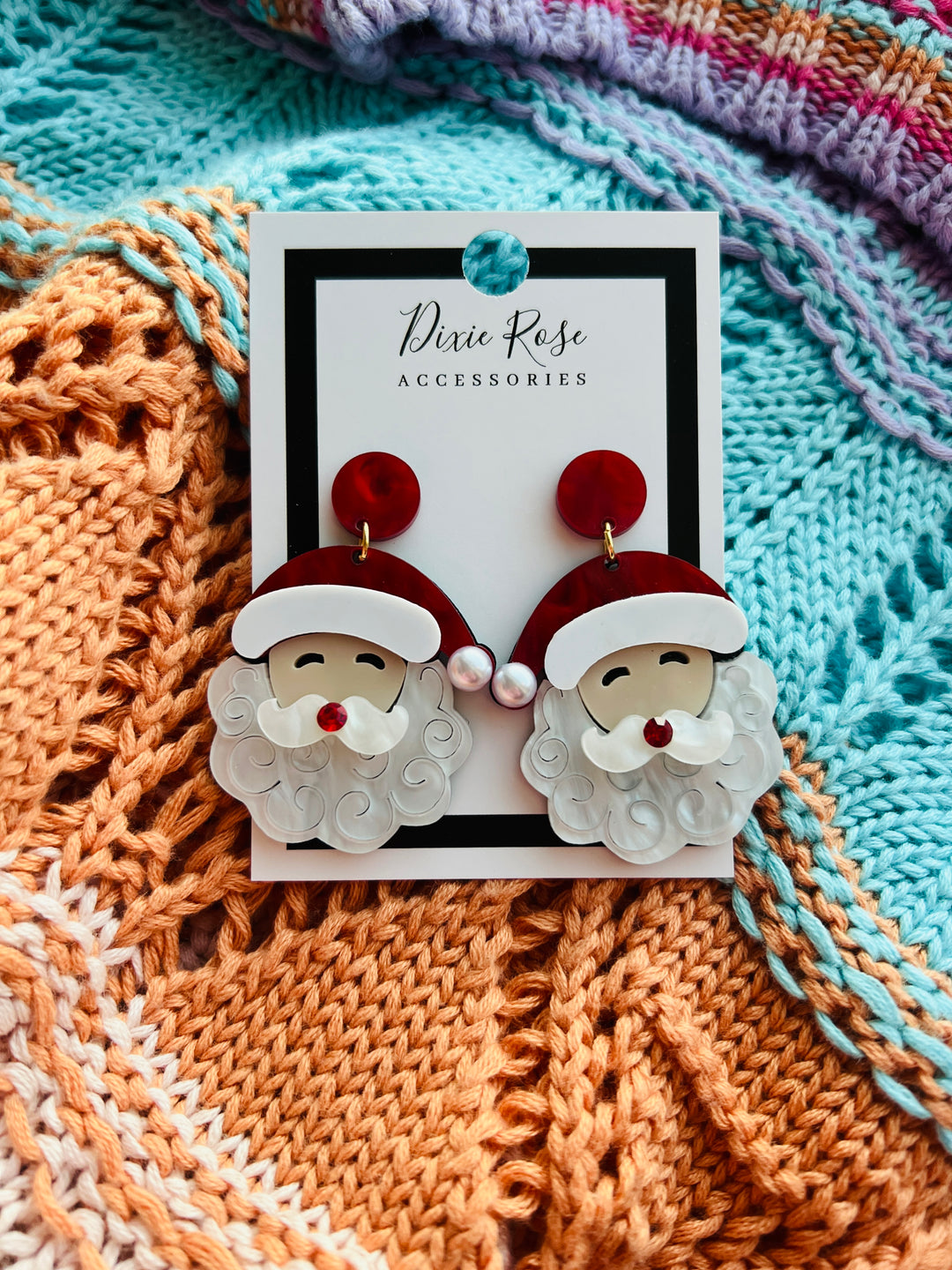 Red Santa Earrings on Simply Obsessed