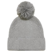 Rhinestone Pom Pom Beanies on Simply Obsessed