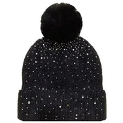 Rhinestone Pom Pom Beanies on Simply Obsessed