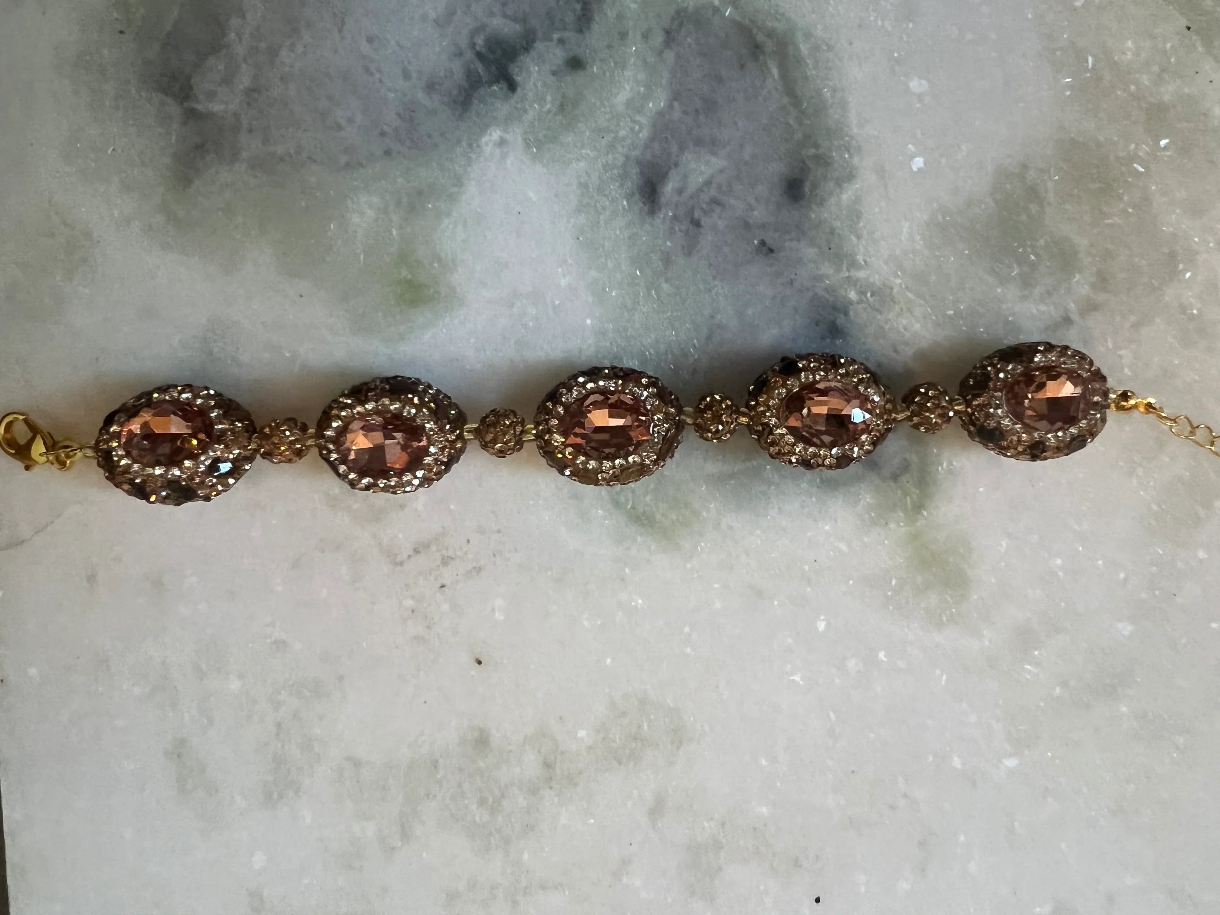 SALT OF THE EARTH Double Sided Multi Gemstone Link Bracelet on Simply Obsessed