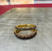 SALT OF THE EARTH Stone/Rhinestone Bangles on Simply Obsessed