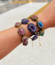 SALT OF THE EARTH Stone/Rhinestone Link Bracelets on Simply Obsessed