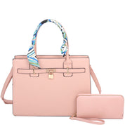 Scarf Handle Kelly Bag with Wallet on Simply Obsessed
