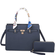 Scarf Handle Kelly Bag with Wallet on Simply Obsessed