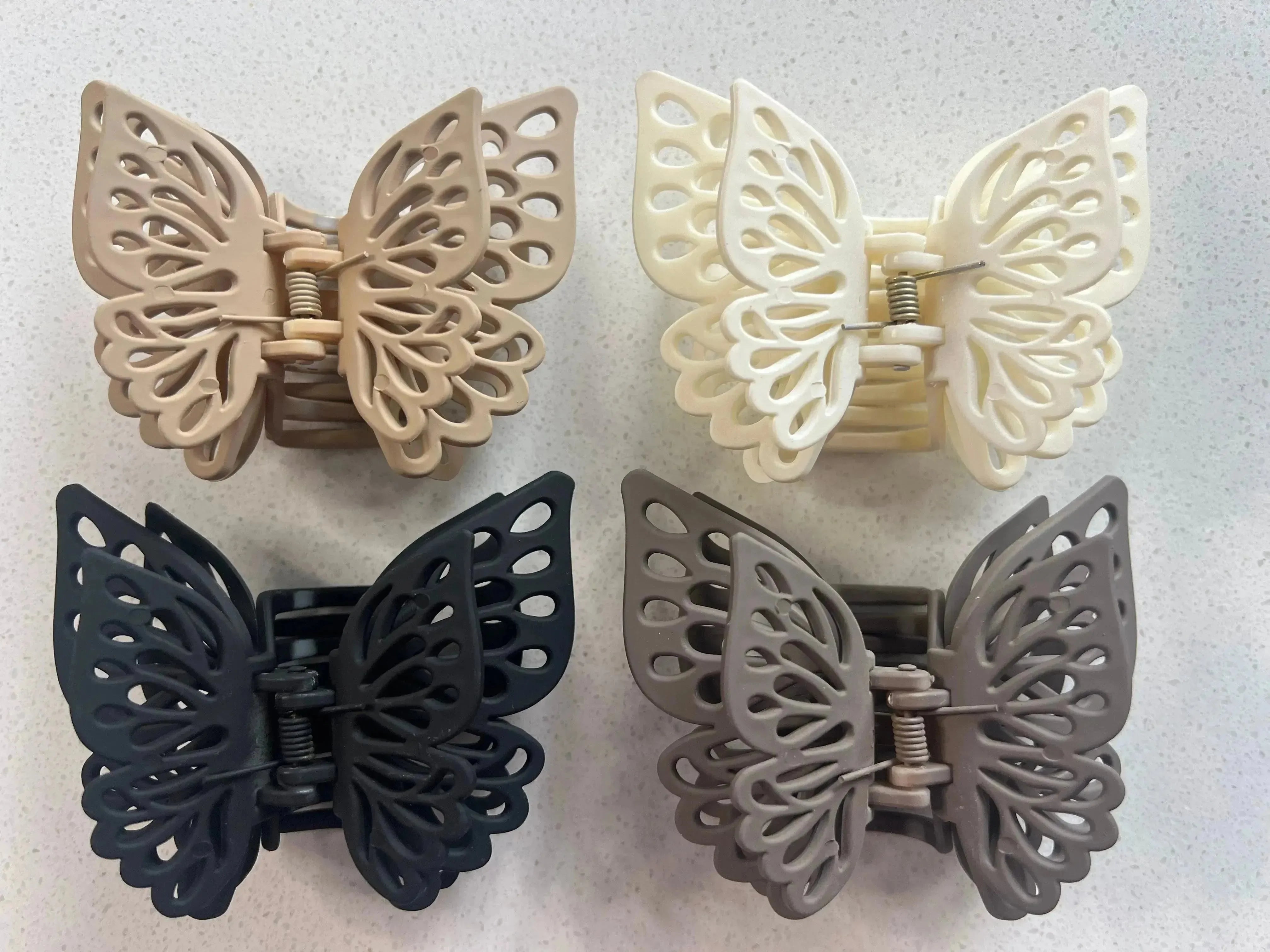Set of 4 Butterfly Hair Clips on Simply Obsessed