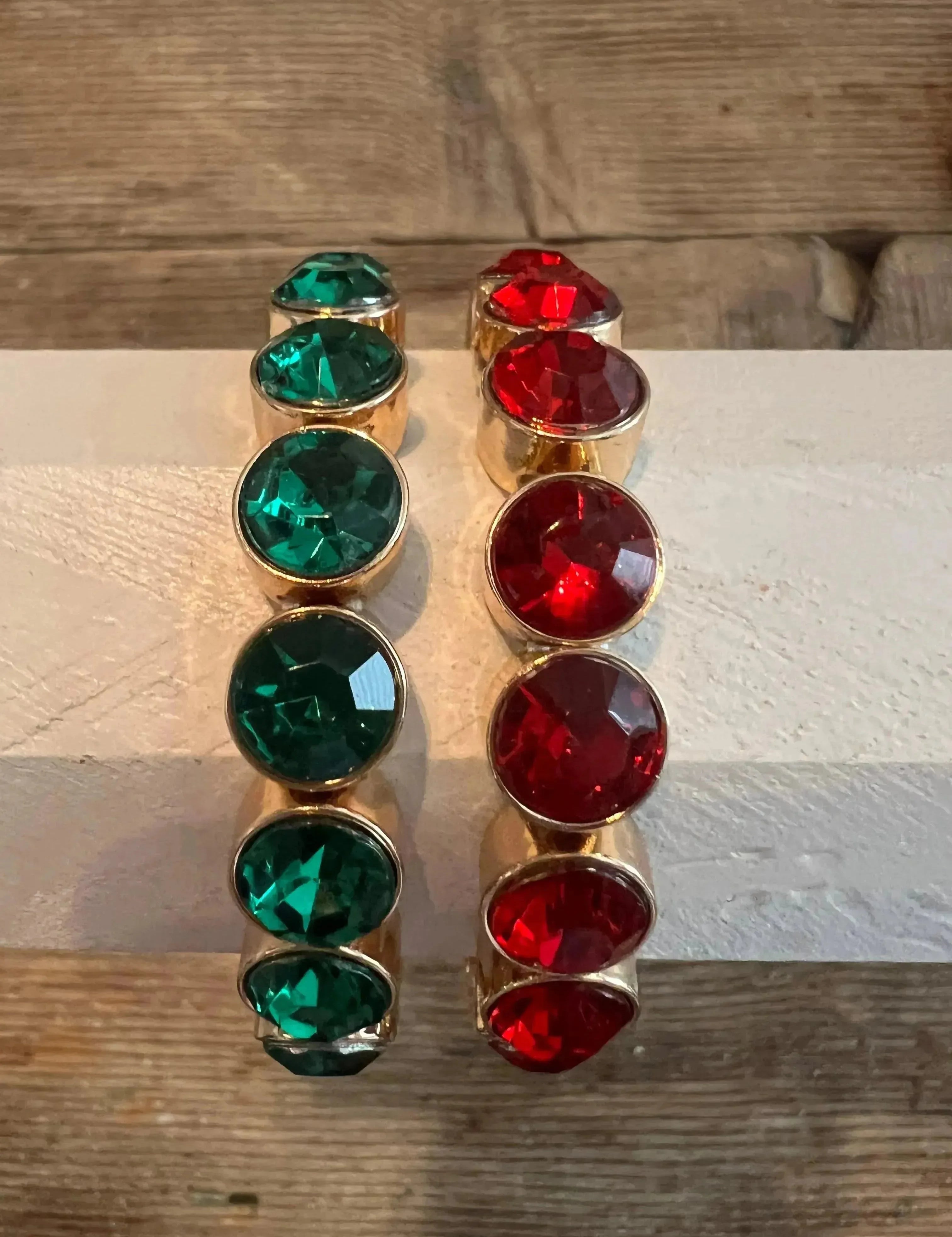 Set of Two Stretchy Gem Bracelets on Simply Obsessed
