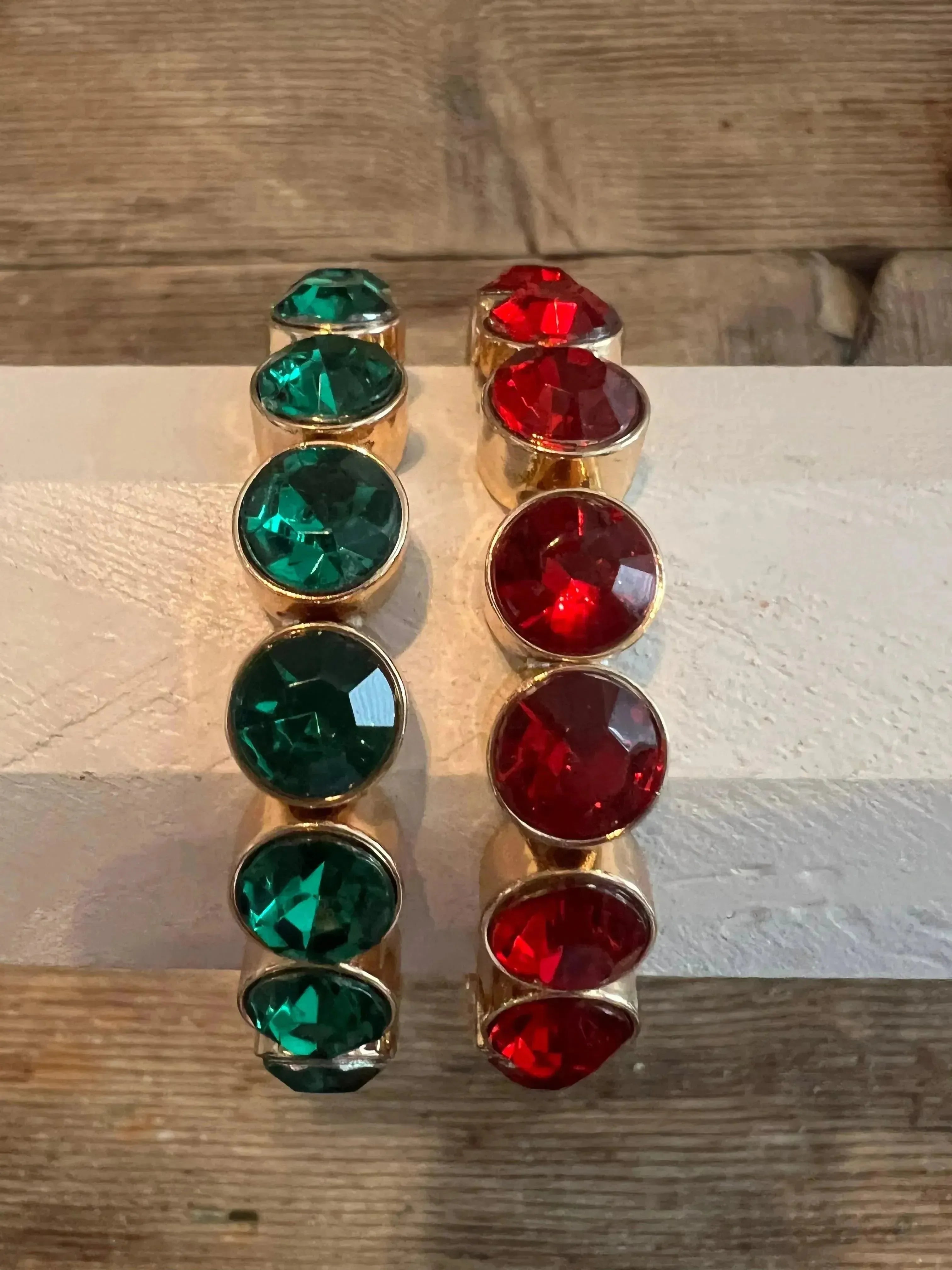 Set of Two Stretchy Gem Bracelets on Simply Obsessed
