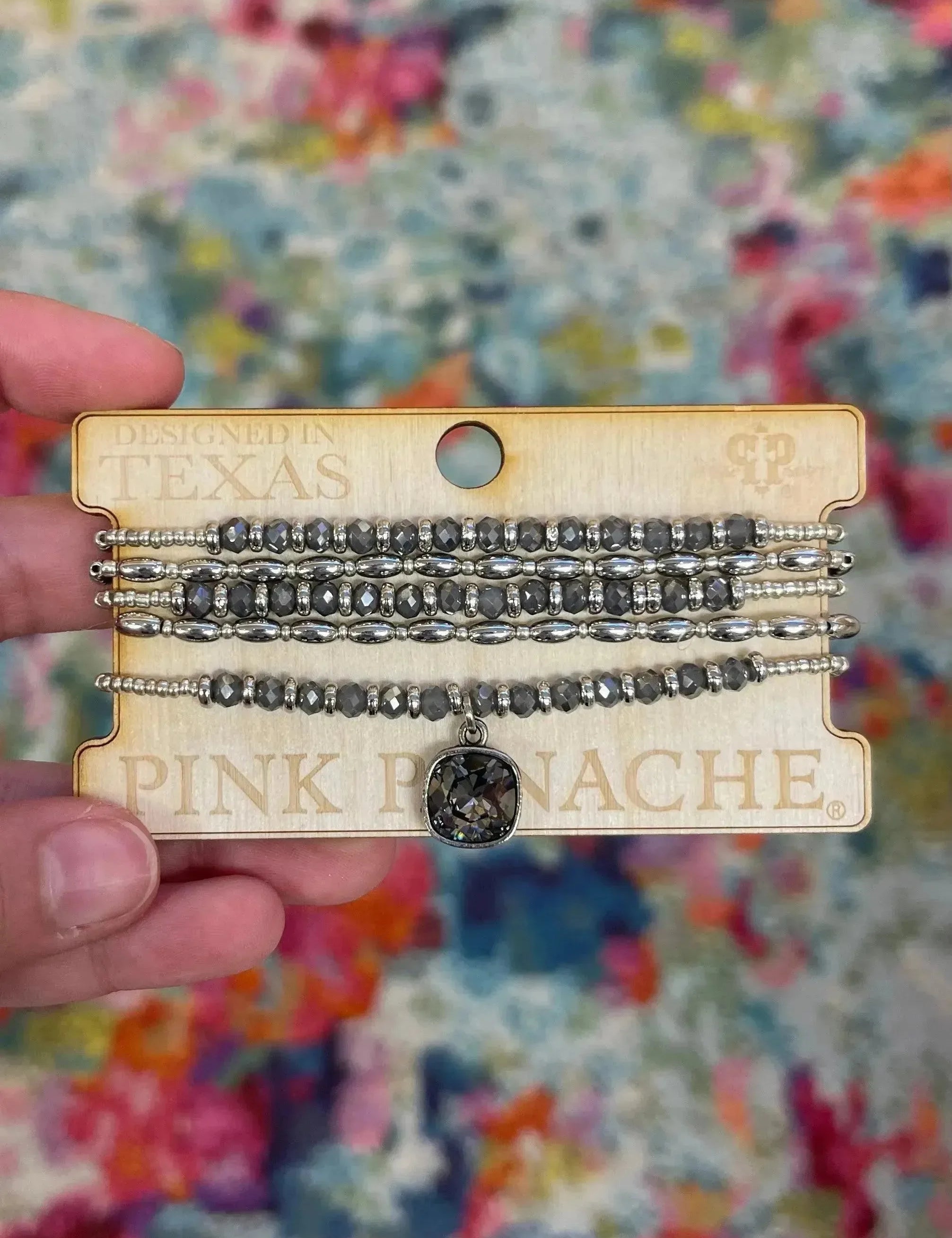 Grey Dainty Stack on Simply Obsessed