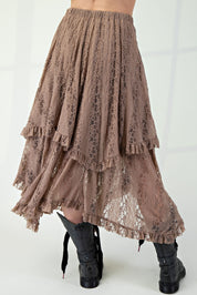 EASEL All Over Lace Skirt **VEGAS LIVES** on Simply Obsessed