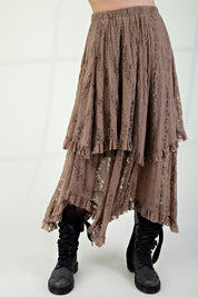 EASEL All Over Lace Skirt **VEGAS LIVES** on Simply Obsessed