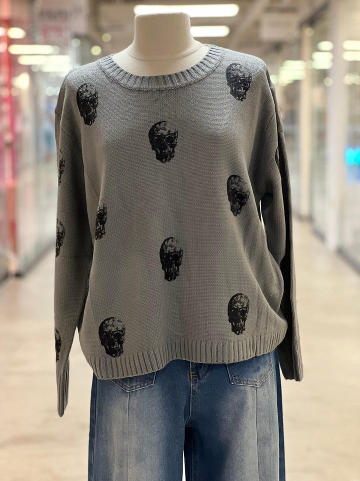 Skull Sweater on Simply Obsessed
