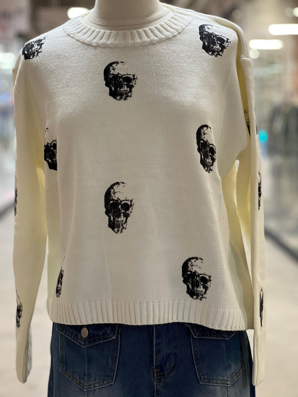Skull Sweater on Simply Obsessed
