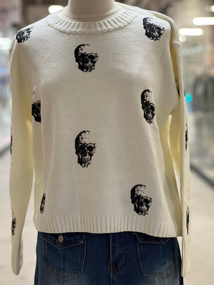 Skull Sweater on Simply Obsessed