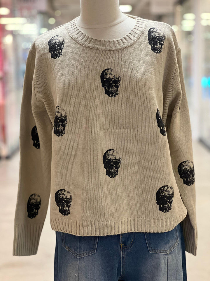 Skull Sweater on Simply Obsessed