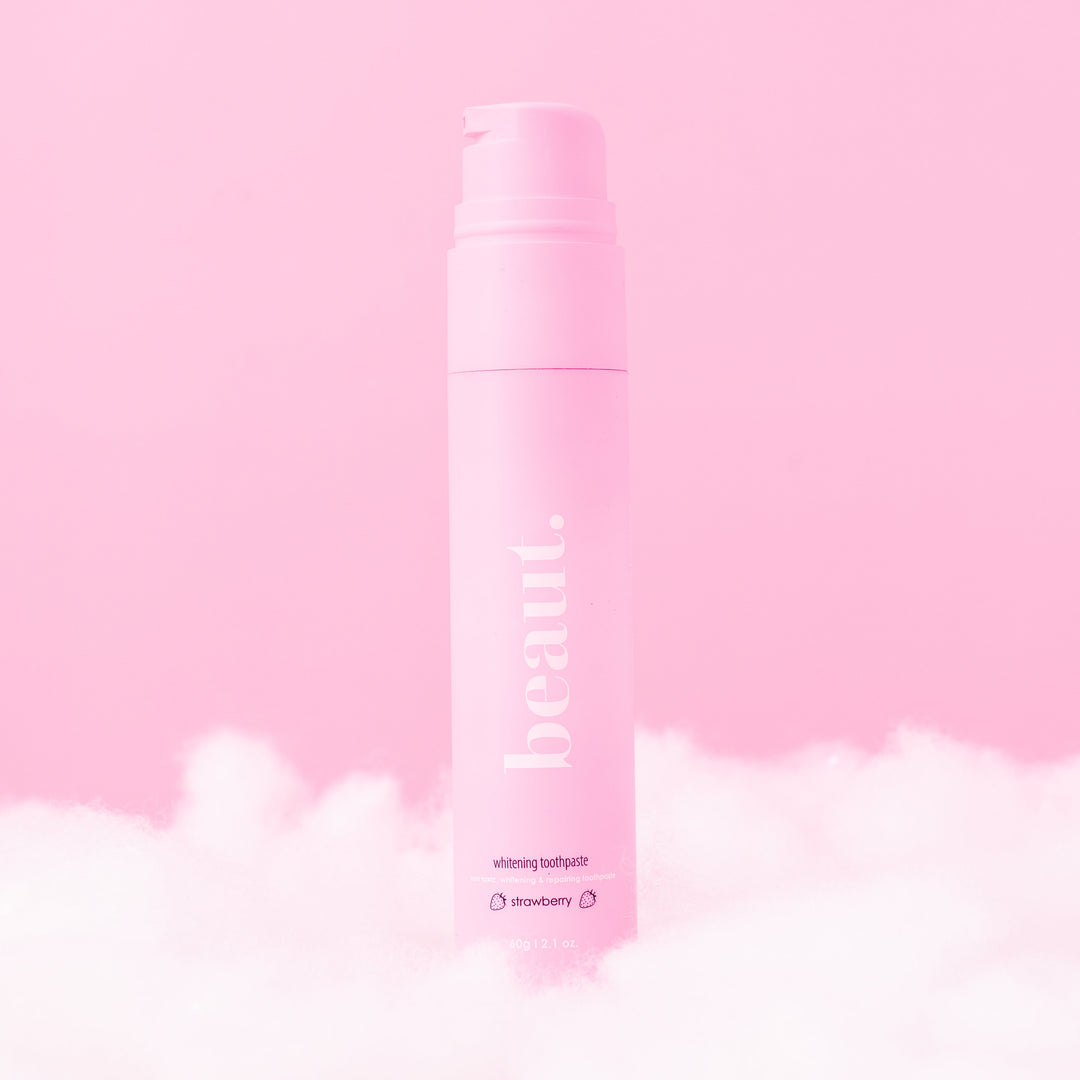 strawberry whitening toothpaste on Simply Obsessed