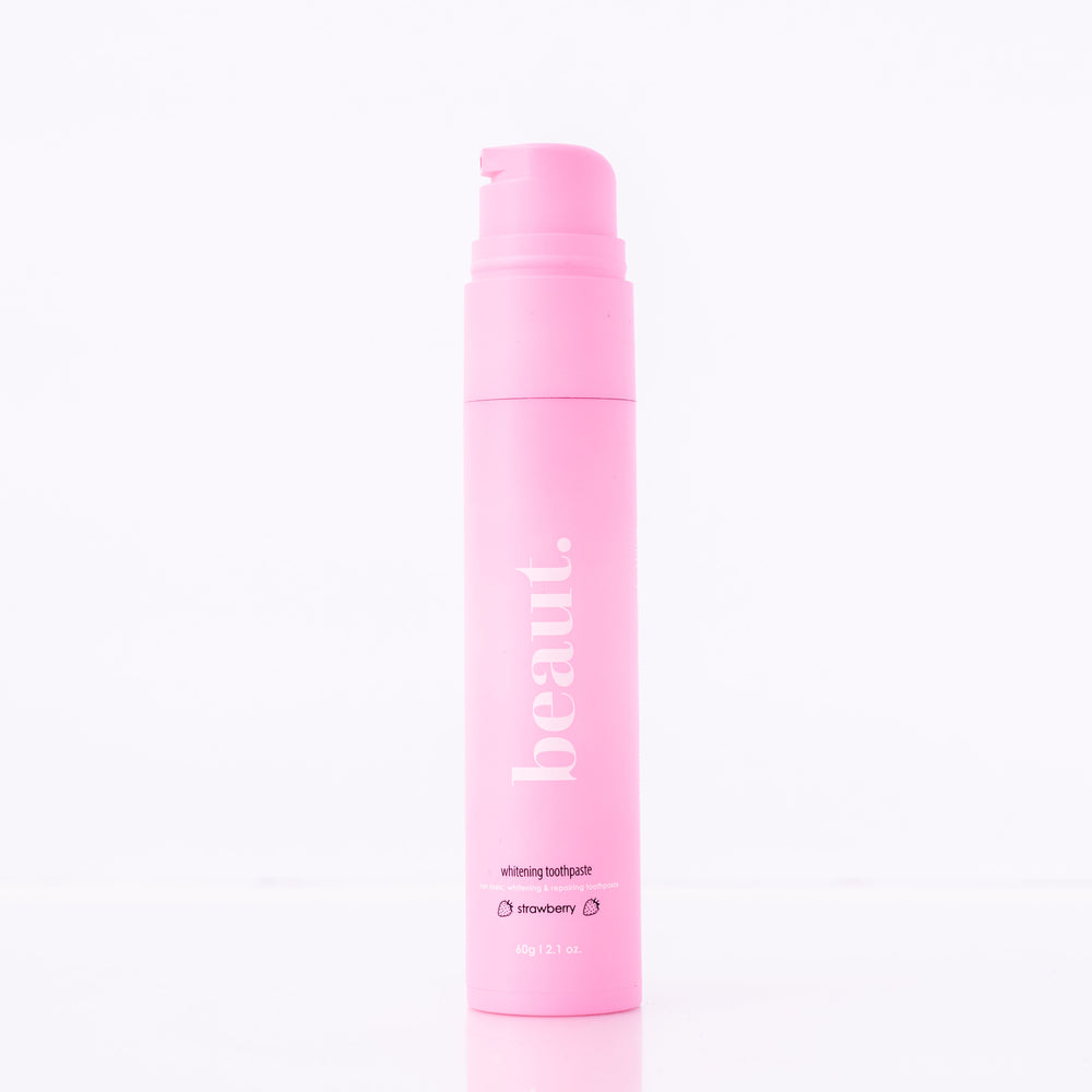 strawberry whitening toothpaste on Simply Obsessed