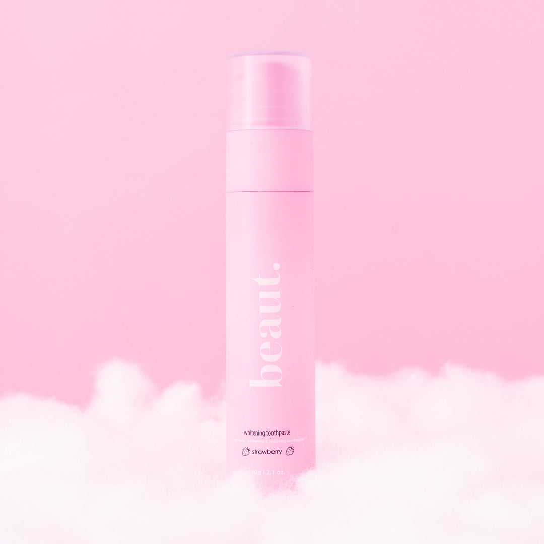 strawberry whitening toothpaste on Simply Obsessed
