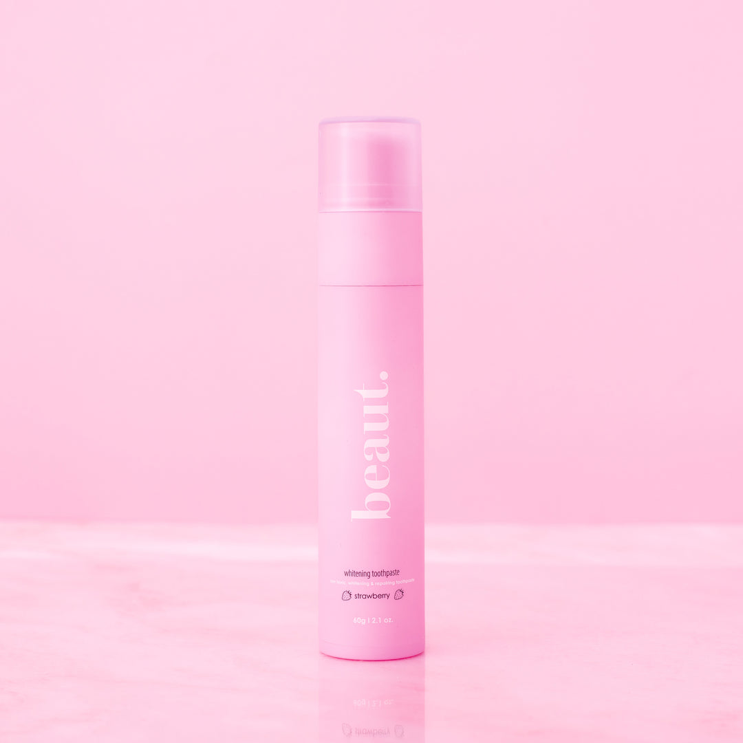 strawberry whitening toothpaste on Simply Obsessed
