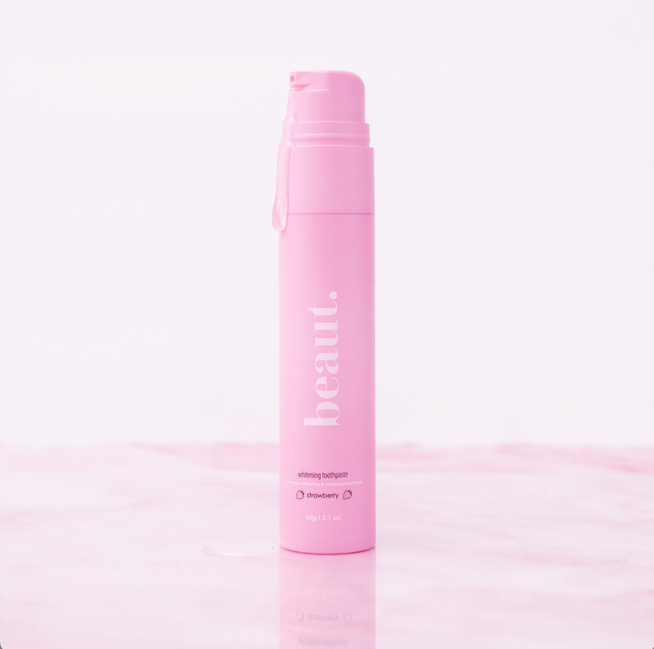 strawberry whitening toothpaste on Simply Obsessed