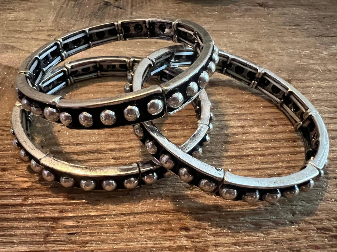 Studded Stretch Bangle on Simply Obsessed