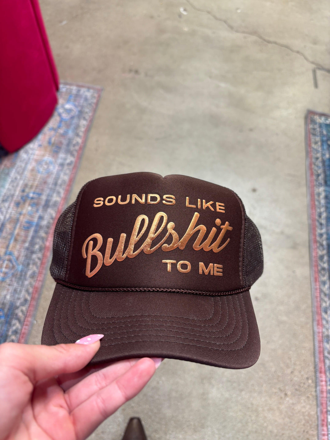 SUMMERTEES Sounds Like Bullshit to Me Foam Trucker on Simply Obsessed