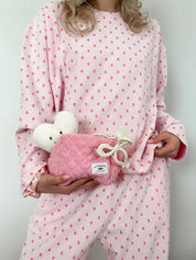 SUNKISSED COCONUT Heart Longsleeve PJ Top on Simply Obsessed