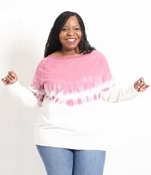 NIKKI & ALEX Tie Dye Sweatshirt **PLUS SALE**
