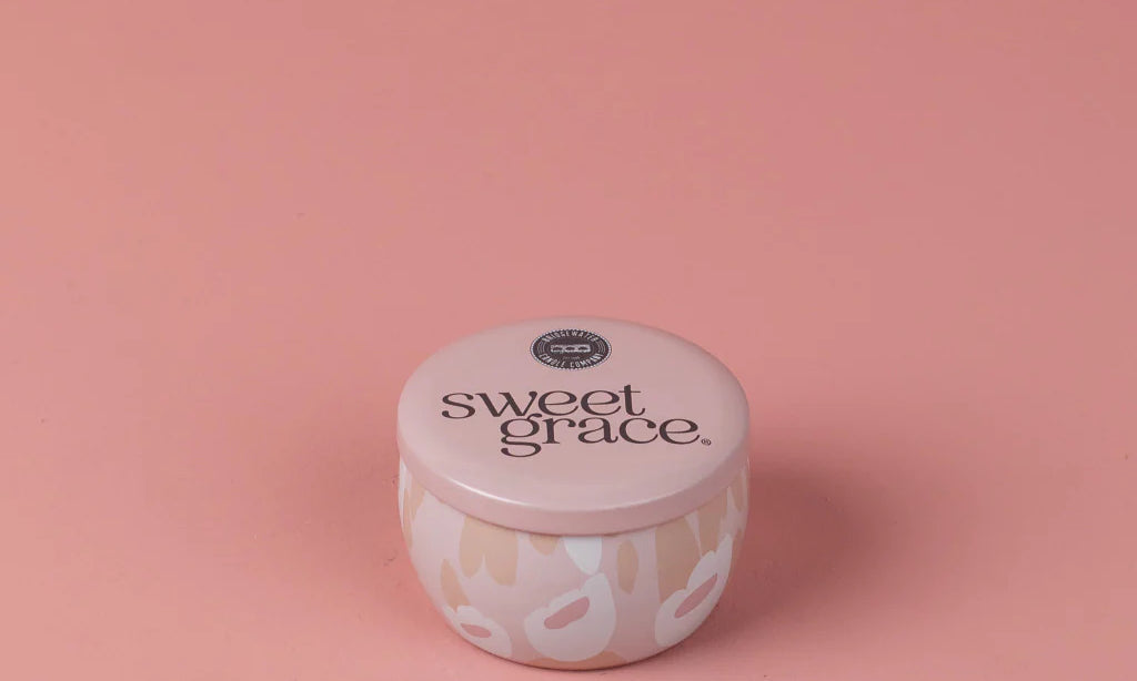 SWEET GRACE Tin Travel Candle-4OZ on Simply Obsessed