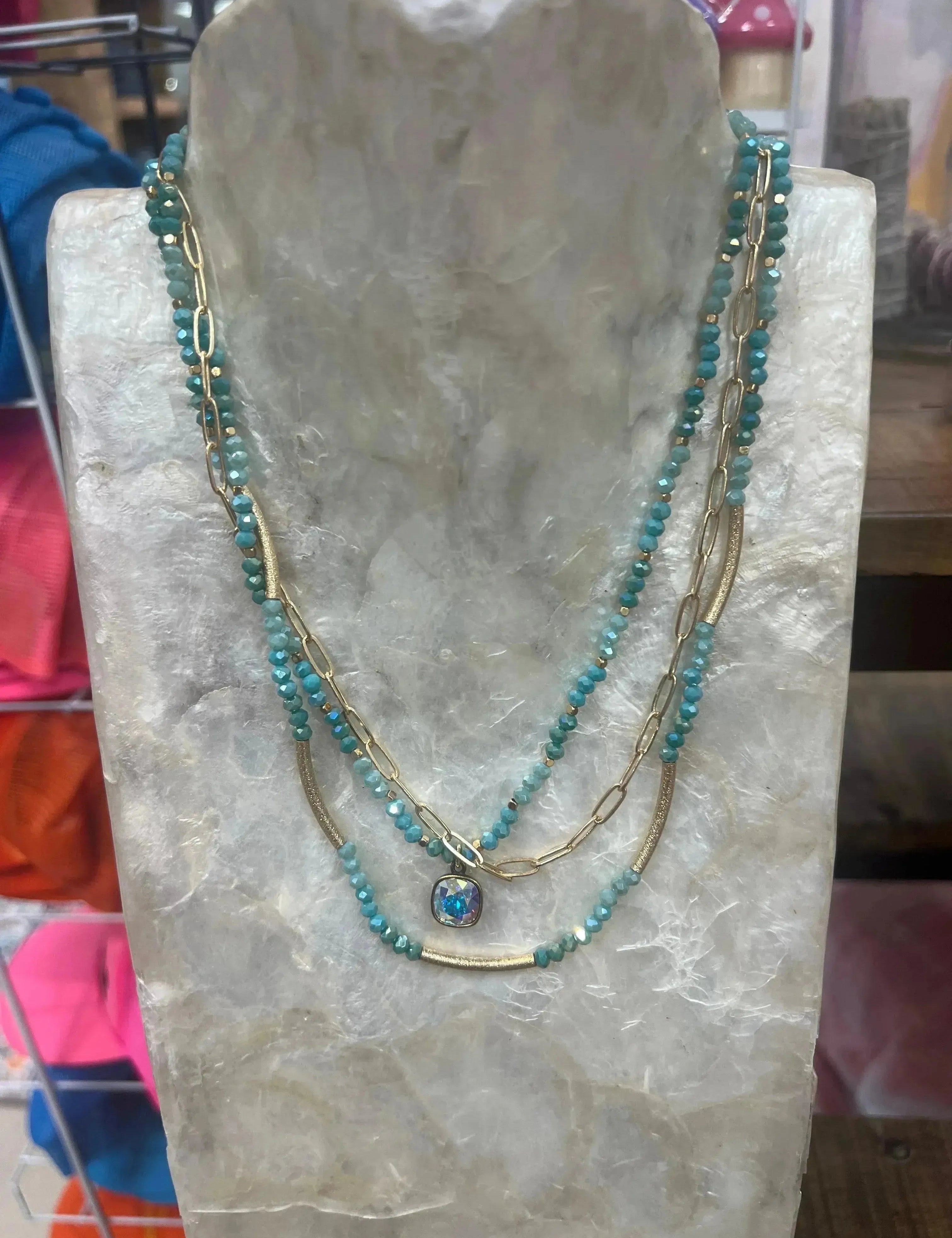 Gold Necklace on Simply Obsessed